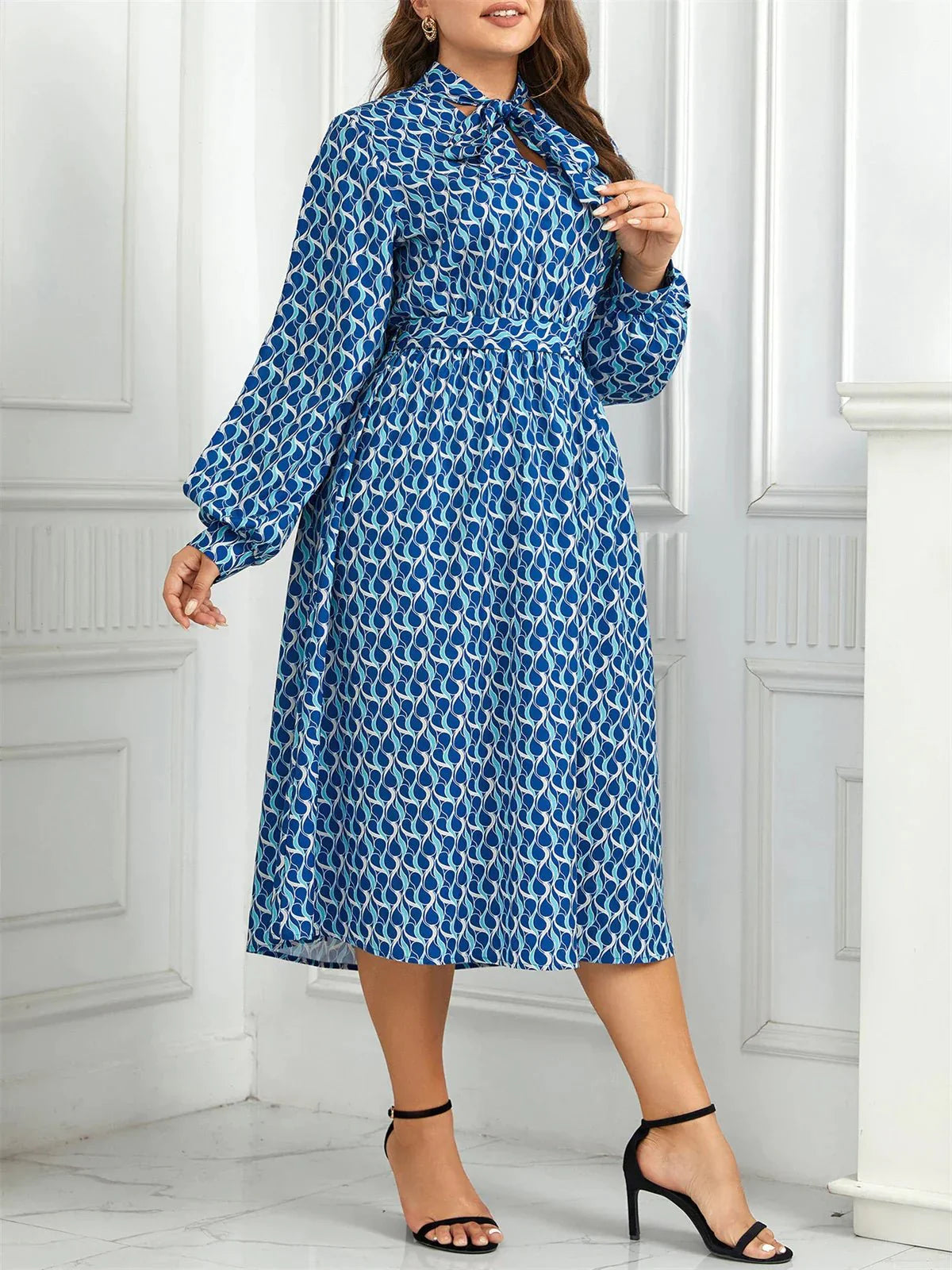 Ramona Bedrucktes Midikleid