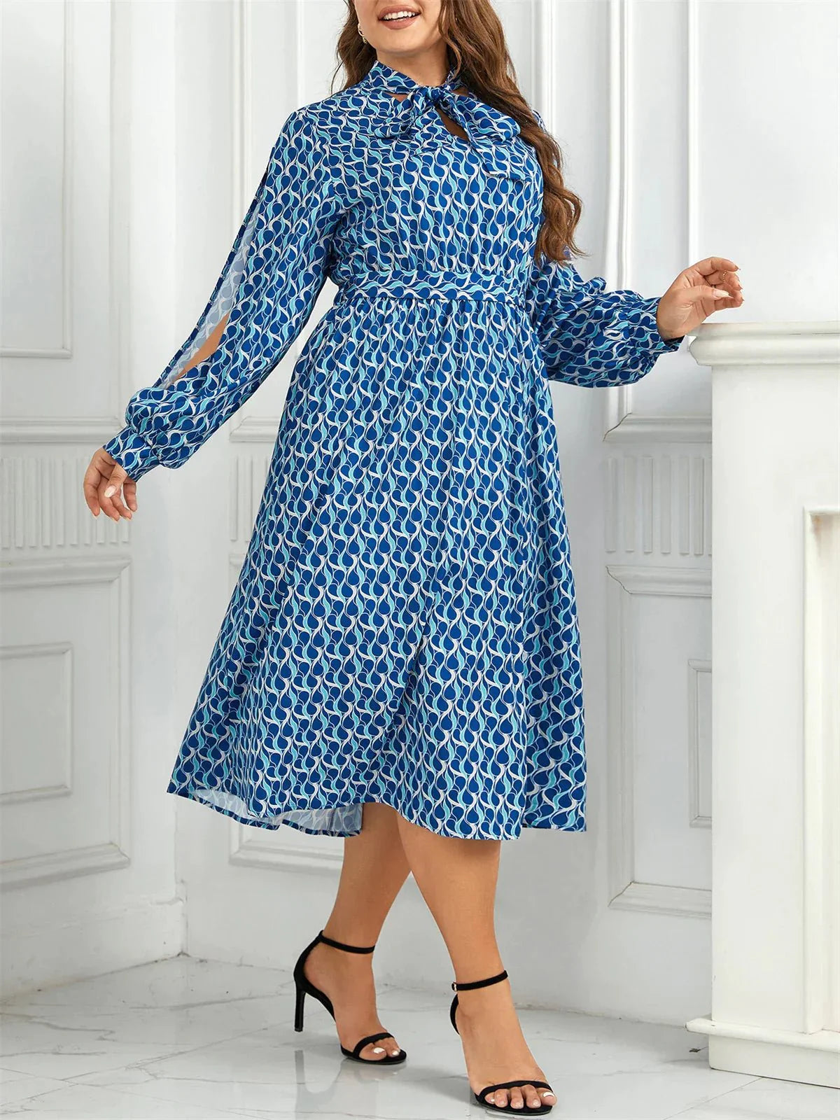 Ramona Bedrucktes Midikleid