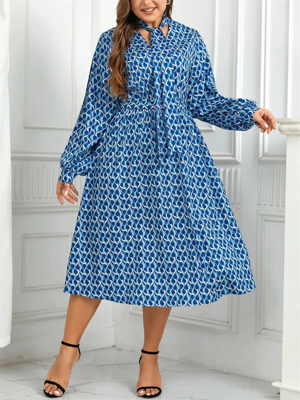 Ramona Bedrucktes Midikleid